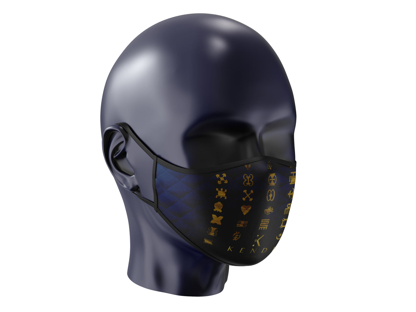 Blue Zemora Face Mask