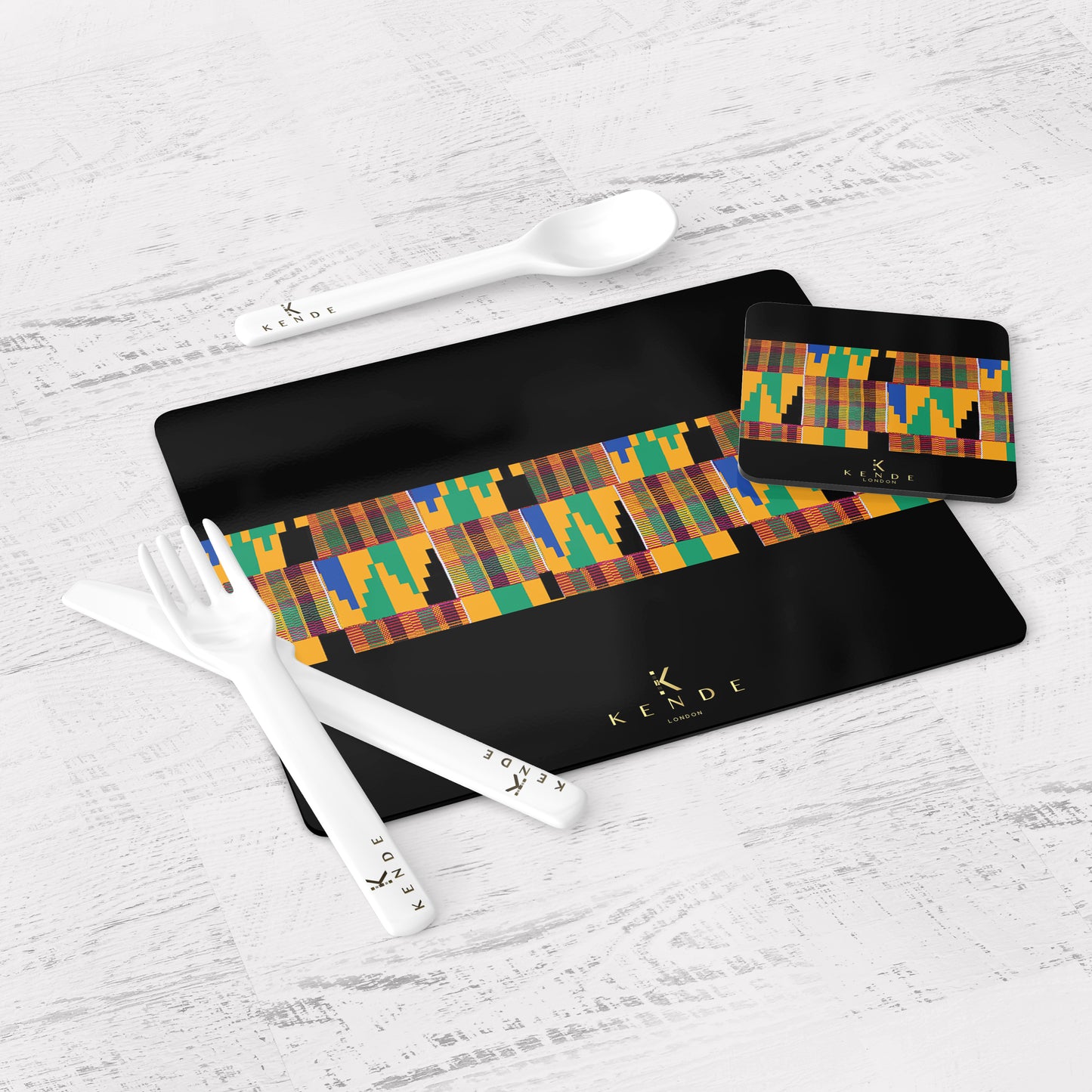 Thema Black Placemats & Coasters