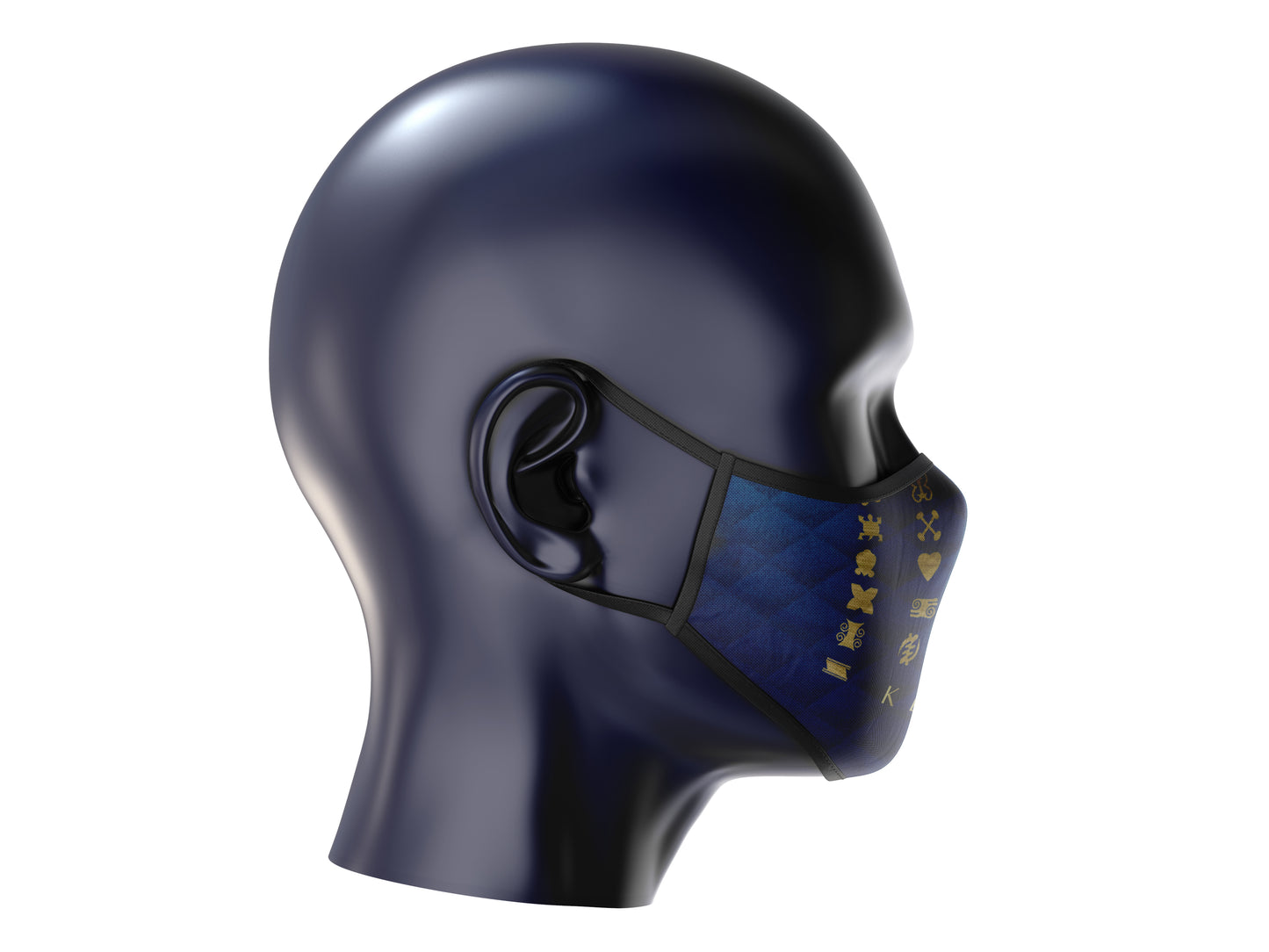 Blue Zemora Face Mask