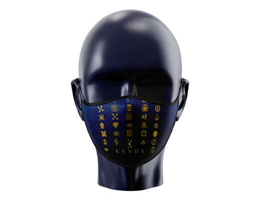 Blue Zemora Face Mask